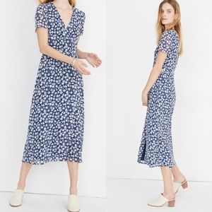 Madewell Wrap-front midi dress